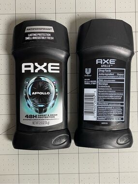 2 AXE Apollo Men's Antiperspirant Deodorant Stick - Black